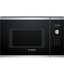 Bosch Микроволновая печь встраиваемая, 25л, электронное управление, 900Вт, гриль, дисплей, нержавеющая сталь