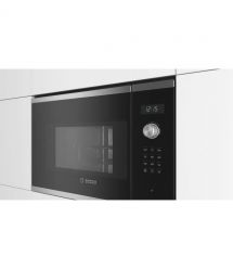 Bosch Микроволновая печь встраиваемая, 25л, электронное управление, 900Вт, гриль, дисплей, нержавеющая сталь