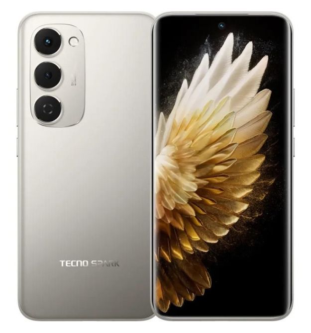 TECNO Смартфон Spark 40 PRO+ (KM7) 6.78" 8/256ГБ, 2SIM, 5200мА•ч, Moon Titanium