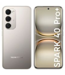 TECNO Смартфон Spark 40 PRO+ (KM7) 6.78" 8/256ГБ, 2SIM, 5200мА•ч, Moon Titanium