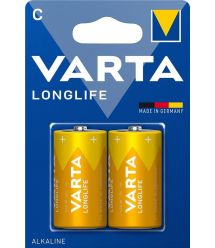 VARTA Батарейка Varta Longlife лужна C(LR14) блістер, 2шт