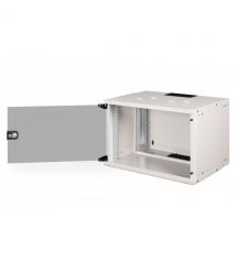 Digitus Шкаф 19", 7U, SOHO PRO, стеклянные двери, 540x400 мм, 60 кг максимально, серый