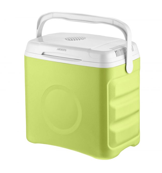 ARDESTO Холодильник дорожній ARDESTO, 2в1, 29л, 220/12В, підігрів 55°C, охолодження 18-20°C, USB-порт, 5кг, салатовий