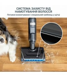 Rowenta Cordless VC Rowenta X-Clean 7, 250W, dust cont -0.5L, battery operation up to 50min, weihgt-4.2kg, НЕРА, black