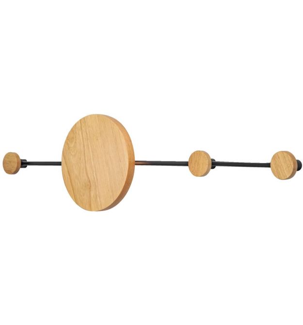 LEDVANCE Світильник настінний Decor Perchero Wood 6Вт 620Лм 3000K WiFi чорний