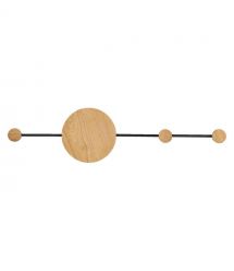 LEDVANCE Світильник настінний Decor Perchero Wood 6Вт 620Лм 3000K WiFi чорний