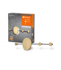 LEDVANCE Світильник настінний Decor Perchero Wood 6Вт 620Лм 3000K WiFi чорний