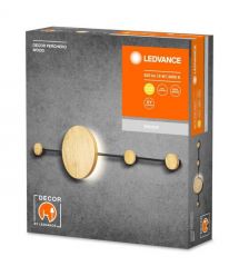 LEDVANCE Світильник настінний Decor Perchero Wood 6Вт 620Лм 3000K WiFi чорний