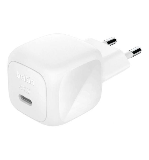 Belkin Зарядное устройство сетевое 45Вт USB-C PD PPS, белый