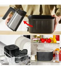 Tefal Tefal air fryer Easy Fry Silence Smart, 1670W, bowl-5l, sensor control, plastic, stainless steel