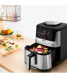 Tefal Tefal air fryer Easy Fry Silence Smart, 1670W, bowl-5l, sensor control, plastic, stainless steel
