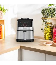 Tefal Tefal air fryer Easy Fry Silence Smart, 1670W, bowl-5l, sensor control, plastic, stainless steel