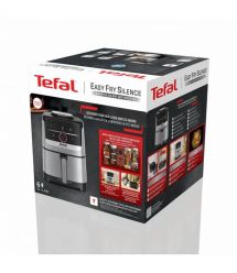 Tefal Tefal air fryer Easy Fry Silence Smart, 1670W, bowl-5l, sensor control, plastic, stainless steel