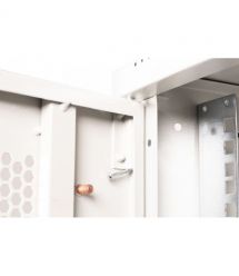 Digitus 19" rack, 9U, SOHO PRO, perforated door, 540x400 mm, max. 60 kg, gray
