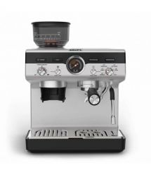 Krups Кофеварка рожковая Precision+, 3.5л, молотый, 15 бар, серый