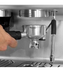 Krups Кофеварка рожковая Precision+, 3.5л, молотый, 15 бар, серый