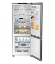 Liebherr Ref with bottom freezer, 201.5x74.7х67.5, ref-346l, freez.-128l, 2doors, A++, NF, display int, grey