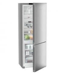 Liebherr Ref with bottom freezer, 201.5x74.7х67.5, ref-346l, freez.-128l, 2doors, A++, NF, display int, grey