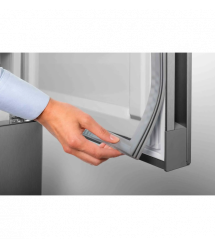 Liebherr Ref with bottom freezer, 201.5x74.7х67.5, ref-346l, freez.-128l, 2doors, A++, NF, display int, grey