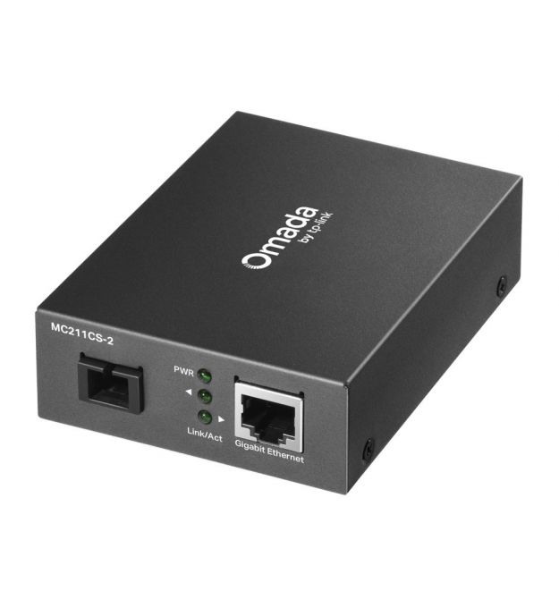 TP-Link Медиаконвертер MC211CS-2 1GE, WDM SM, 2km, SC