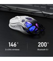 GravaStar Мышь Mercury M1 Pro, magnesium alloy body, BT/WL/USB-A, RGB, Gradient Black