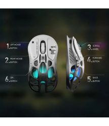 GravaStar Мышь Mercury M1 Pro, magnesium alloy body, BT/WL/USB-A, RGB, Gradient Black