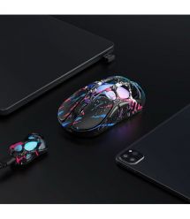 GravaStar Мышь Mercury X Pro, 8K, BT/WL/USB-A, RGB, Neon Graffiti