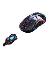 GravaStar Мышь Mercury X Pro, 8K, BT/WL/USB-A, RGB, Neon Graffiti