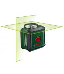 Bosch Нiвелiр лазерний Bosch до 24м ±0.4мм/м зелений промінь штатив та чохол 0.560кг