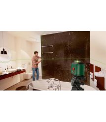 Bosch Нiвелiр лазерний Bosch до 24м ±0.4мм/м зелений промінь штатив та чохол 0.560кг