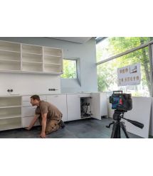 Bosch Нівелір лазерний Bosch GLL 12V-100-33 CG 12В/4АА до 30м ±0.3мм/м зелений промінь чохол 1.76кг