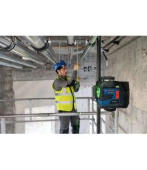 Bosch Нівелір лазерний Bosch GLL 12V-100-33 CG 12В/4АА до 30м ±0.3мм/м зелений промінь чохол 1.76кг