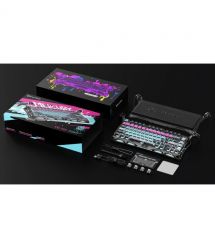 GravaStar Клавиатура механическая Mercury V75 Pro 80keys, Magnetic Jade Gaming, 8K, USB-A, RGB, Cyberpunk