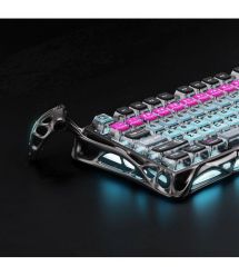 GravaStar Клавиатура механическая Mercury V75 Pro 80keys, Magnetic Jade Gaming, 8K, USB-A, RGB, Cyberpunk