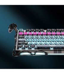 GravaStar Клавиатура механическая Mercury V75 Pro 80keys, Magnetic Jade Gaming, 8K, USB-A, RGB, Cyberpunk