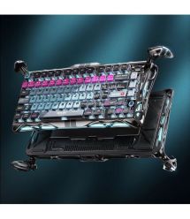 GravaStar Клавиатура механическая Mercury V75 Pro 80keys, Magnetic Jade Gaming, 8K, USB-A, RGB, Cyberpunk
