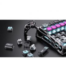 GravaStar Клавиатура механическая Mercury V75 Pro 80keys, Magnetic Jade Gaming, 8K, USB-A, RGB, Cyberpunk