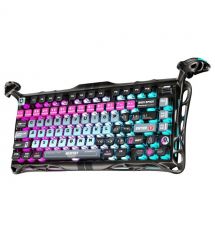 GravaStar Клавиатура механическая Mercury V75 Pro 80keys, Magnetic Jade Gaming, 8K, USB-A, RGB, Cyberpunk