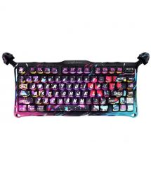 GravaStar Клавиатура механическая Mercury V75 Pro 80keys, Magnetic Jade Gaming, 8K, USB-A, RGB, Neon Graffiti