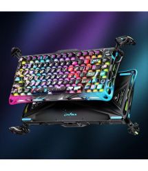 GravaStar Клавиатура механическая Mercury V75 Pro 80keys, Magnetic Jade Gaming, 8K, USB-A, RGB, Neon Graffiti