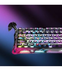 GravaStar Клавиатура механическая Mercury V75 Pro 80keys, Magnetic Jade Gaming, 8K, USB-A, RGB, Neon Graffiti