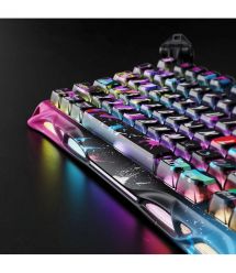 GravaStar Клавиатура механическая Mercury V75 Pro 80keys, Magnetic Jade Gaming, 8K, USB-A, RGB, Neon Graffiti