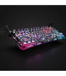 GravaStar Клавиатура механическая Mercury V75 Pro 80keys, Magnetic Jade Gaming, 8K, USB-A, RGB, Neon Graffiti