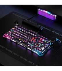 GravaStar Клавиатура механическая Mercury V75 Pro 80keys, Magnetic Jade Gaming, 8K, USB-A, RGB, Neon Graffiti