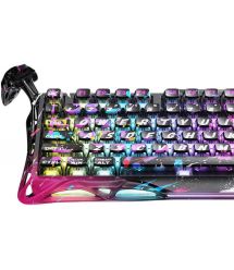 GravaStar Клавиатура механическая Mercury V75 Pro 80keys, Magnetic Jade Gaming, 8K, USB-A, RGB, Neon Graffiti