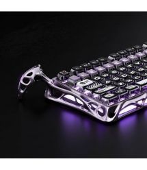 GravaStar Клавиатура механическая Mercury V75 Pro 80keys, Magnetic Jade Gaming, 8K, USB-A, RGB, Iron Purple