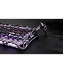 GravaStar Клавиатура механическая Mercury V75 Pro 80keys, Magnetic Jade Gaming, 8K, USB-A, RGB, Iron Purple