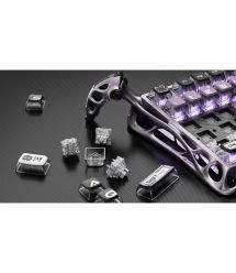 GravaStar Клавиатура механическая Mercury V75 Pro 80keys, Magnetic Jade Gaming, 8K, USB-A, RGB, Iron Purple