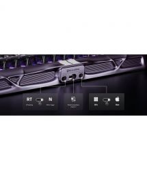 GravaStar Клавиатура механическая Mercury V75 Pro 80keys, Magnetic Jade Gaming, 8K, USB-A, RGB, Iron Purple