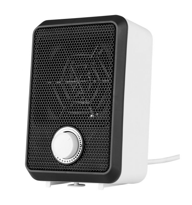 Neo Tools Neo Tools Electric Tabletop Fan Heater, 600W, Thermostat, White, 0.62kg